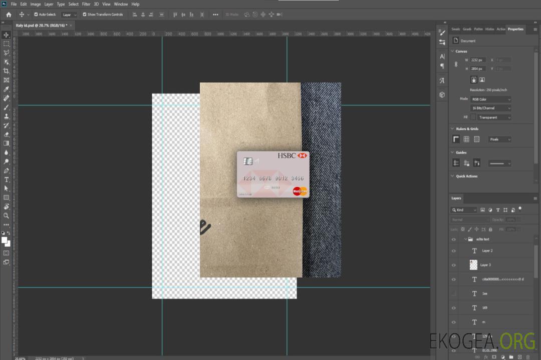 Uruguay HSBC Bank mastercard photolook recto template Uruguay HSBC Bank mastercard photolook recto template